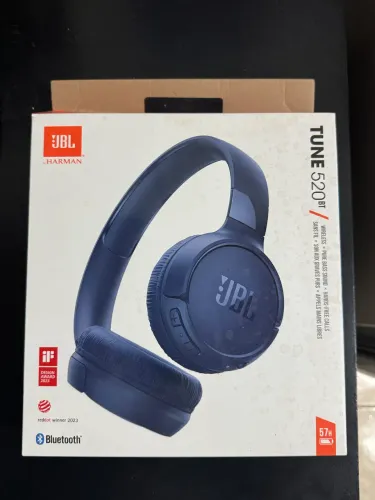 Fone de Ouvido Bluetooth JBL Tune 520BT Azul Headphone Sem Fio