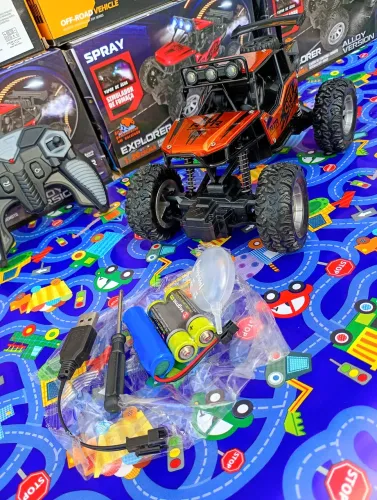 Carrinho controle remoto off-road + brinde