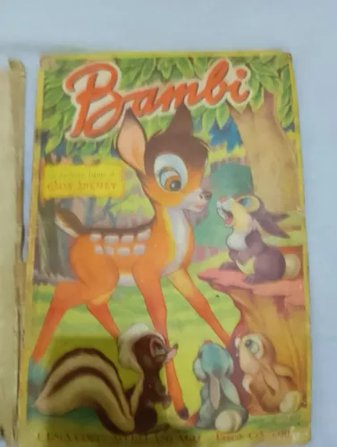 ÁLBUM DE FIGURINHAS DO BAMBI COMPLETO DO ANO 1956