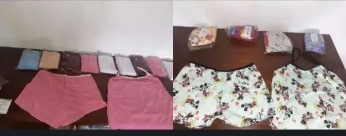 Lote 15 pijamas baby doll MICRO 10 tam adulto e 5 tam infantil do p ao gg