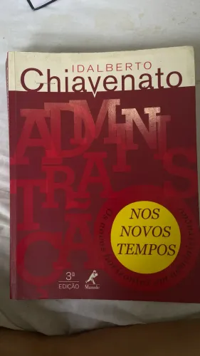 Livro Administração nos novos tempos Chiavenato 3º Edição
