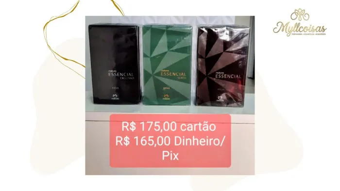 Perfume Essencial Natura - várias fragrâncias (Original)