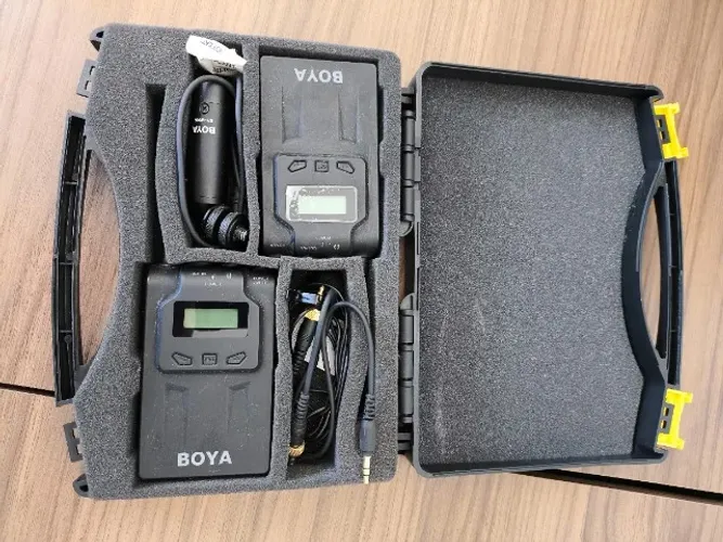 Microfone Lapela Sem Fio Boya By-wm6