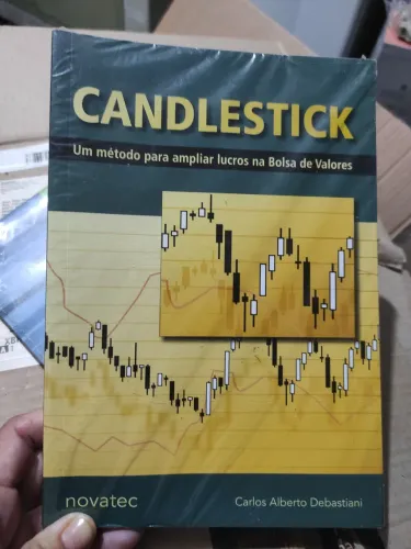 Livro Candlestick de  Carlos Alberto Debastiani- livro novo plastificado - 35,00