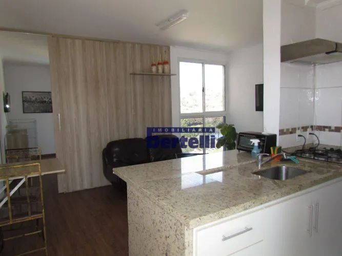 Apartamento com 1 dormitório para alugar, 43 m² por R$ 2.800,00/mês - Jardim Do Sul - Brag