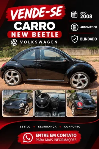 Volkswagen New Beetle 2.0 MI Mec./aut. 2008