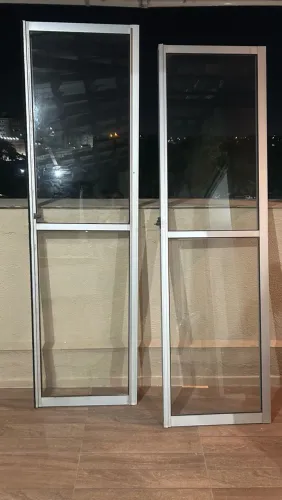 Porta de correr de vidro 2 folhas
