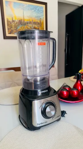 Liquidificador mondial turbo inox
