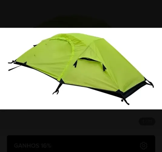 Ntk barraca camping Windy 1 pessoa acampamento impermeável