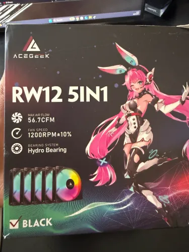5 fan Raibow + controladora