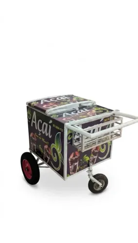 Carrinho de Açaí Profissional - Novo, Pronto para Trabalhar