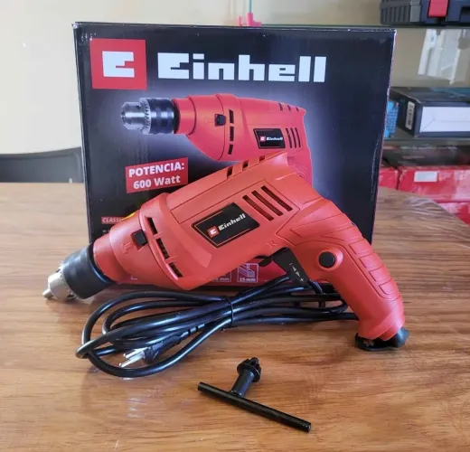Furadeira e Parafusadeira Einhell profissional elétrica com Regulagem de velocidade nova