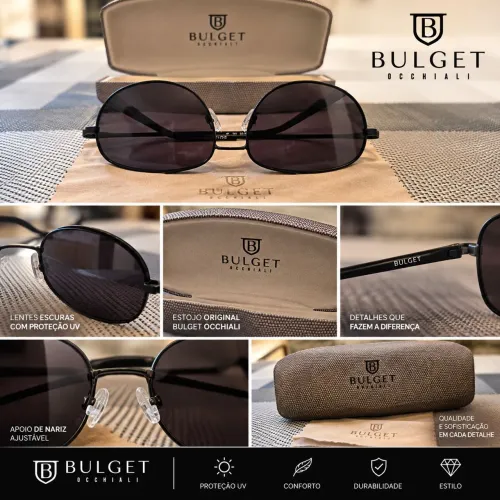 Óculos de Sol Premium com Estojo - Bulget