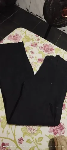 Calça cargo preta feminina 
