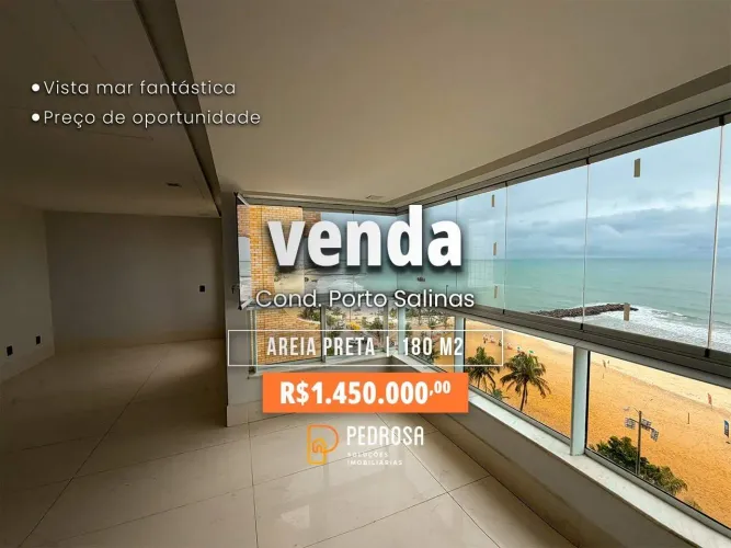Apartamento à venda com 180 m2 - 3 quartos - no bairro de Areia Preta/Natal - 3 vagas