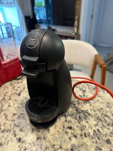 Cafeteira funcionando