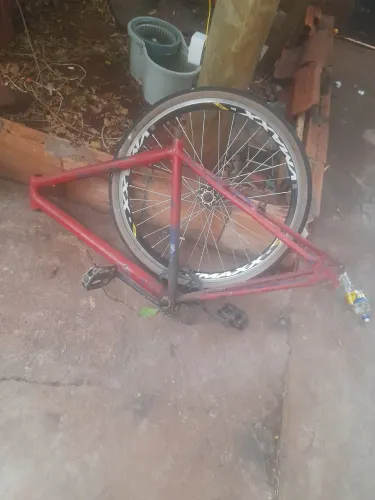 Roda aro 27 Vmx Mais quadro aro 26