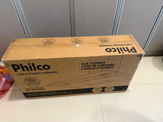 Coifa de parede 90 cm nunca usada