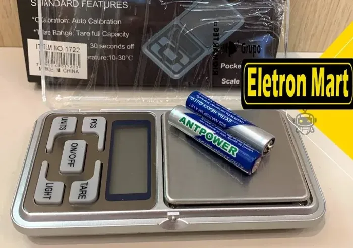 Balança De Precisão Digital Pesa 0,01g Visor Iluminado Led