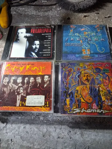 Kit com 4 CDs Santana GPS Kingston philadelphia