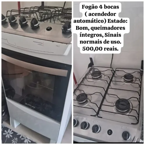 Fogão 4bocas seminovo 
