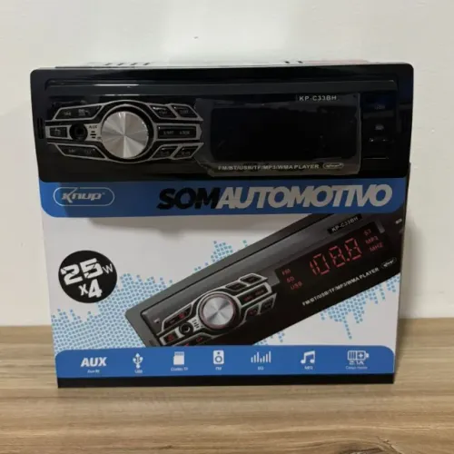 SOM AUTOMOTIVO BLUETOOTH COM CONTROLE - FAÇO ENTREGA
