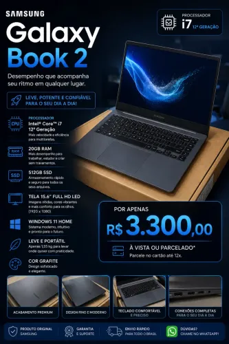 Notebook galaxy book 2