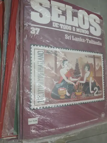 Lote Coleção Antiga Selos De Todo O Mundo - Nova Cultural Anos 80 (Com Selos Inclusos)