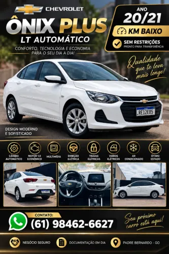 Chevrolet Onix Plus LT 1.0 12V TB Flex Aut. 4P 2021
