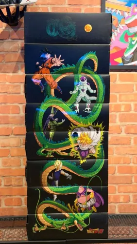 Tênis coleção Adidas collab dragonball 