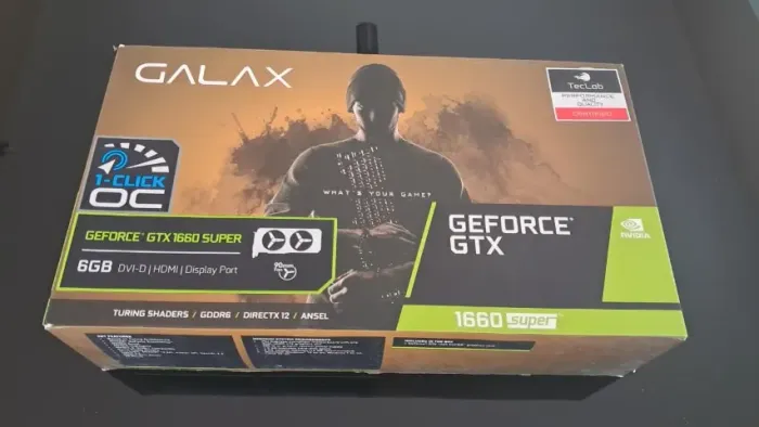 Placa De Vídeo Nvidia Galax Gtx 1660 Super Oc 6gb
