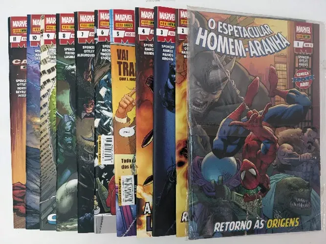 O Espetacular Homem-Aranha 2019 4ª Série Volumes 1 ao 11 - Editora Panini