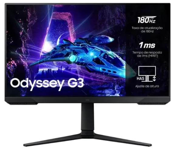 Monitor Gamer Samsung Odyssey G3", 27", 180Hz
