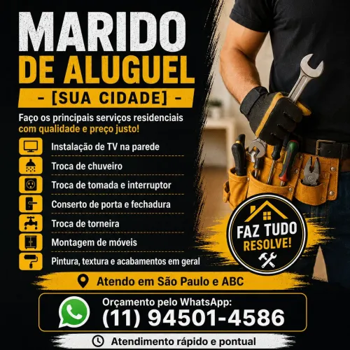 Marido de Aluguel - São Paulo e ABC 