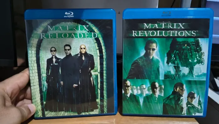 DVD duplo MATRIX RELOADED e REVOLUTIONS, R$ 60!!
