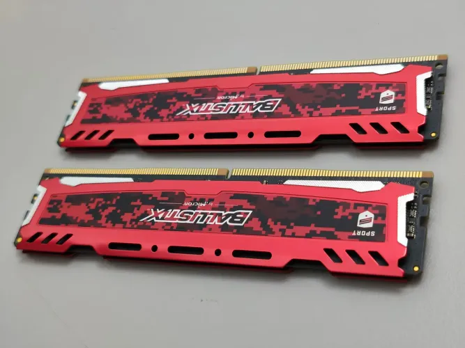 Memória DDR4 2x8gb 16gb 2666mhz Vermelha