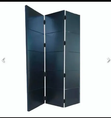Biombo Frisado Preto 180x135cm Preto