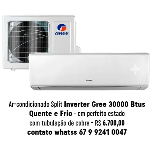 Ar-condicionado Split  Inverter Gree 30000 Btus quente e frio