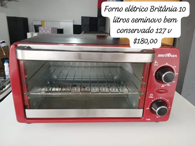 Forno eletrico 10 L Britânia 127 volts seminovo