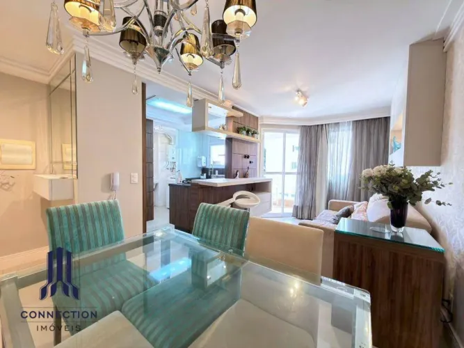 Apartamento com 2 dormitórios para alugar, 66 m² por R$ 5.301,36/mês - Portão - Curitiba/P