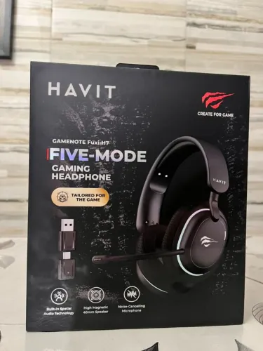 Fone Headset Gamer Sem Fio Havit Fuxi-H7