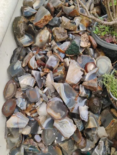 pedra brutas agatas