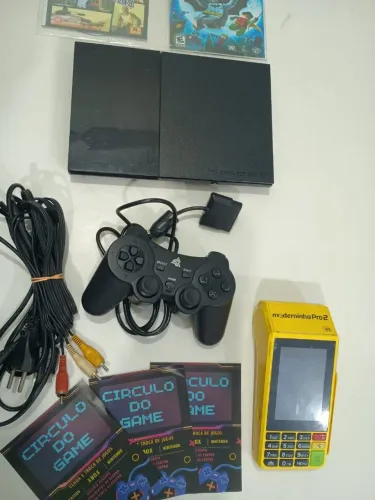 PlayStation 2 com leitor 100%. Revisado e com garantia.