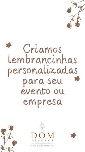 Lembrancinhas personalizadas