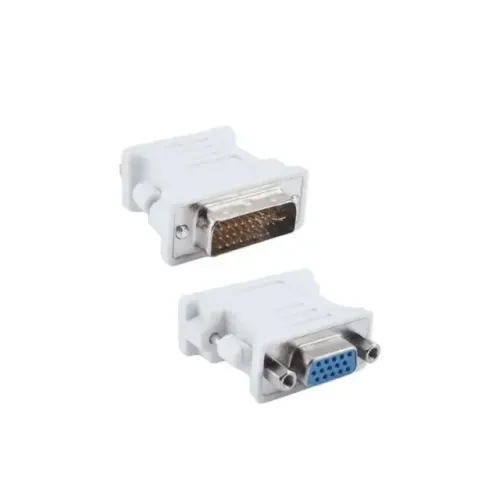 Adaptador Dvi-i 24+5 Pinos Macho P/ Vga 15 Pinos Femea