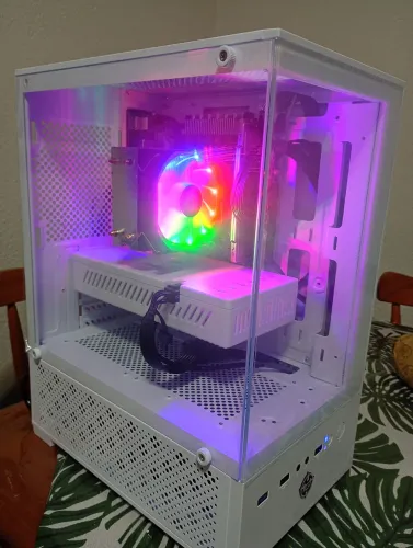 Pc Gamer White RX580 8Gb Ram com Windows10
