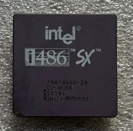 Processador Intel i486 SX-20 A80486SX-20 Original - Colecionador / Retro PC