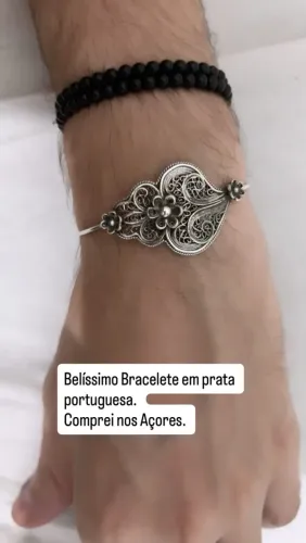 Pulseira de prata portuguesa