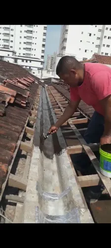 calhas, reparos, limpeza, santos e região 