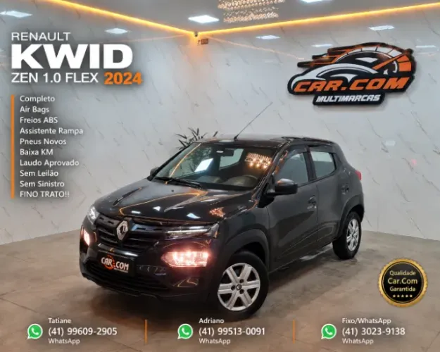 Renault Kwid Zen 1.0 Flex 12V 5P Mec. 2024